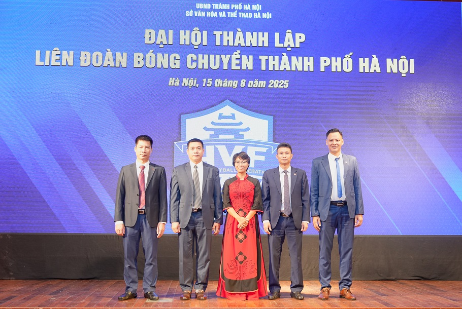 Danh sách Ban lãnh đạo Liên đoàn Bóng chuyền thành phố Hà Nội nhiệm kỳ I (2025-2030)
